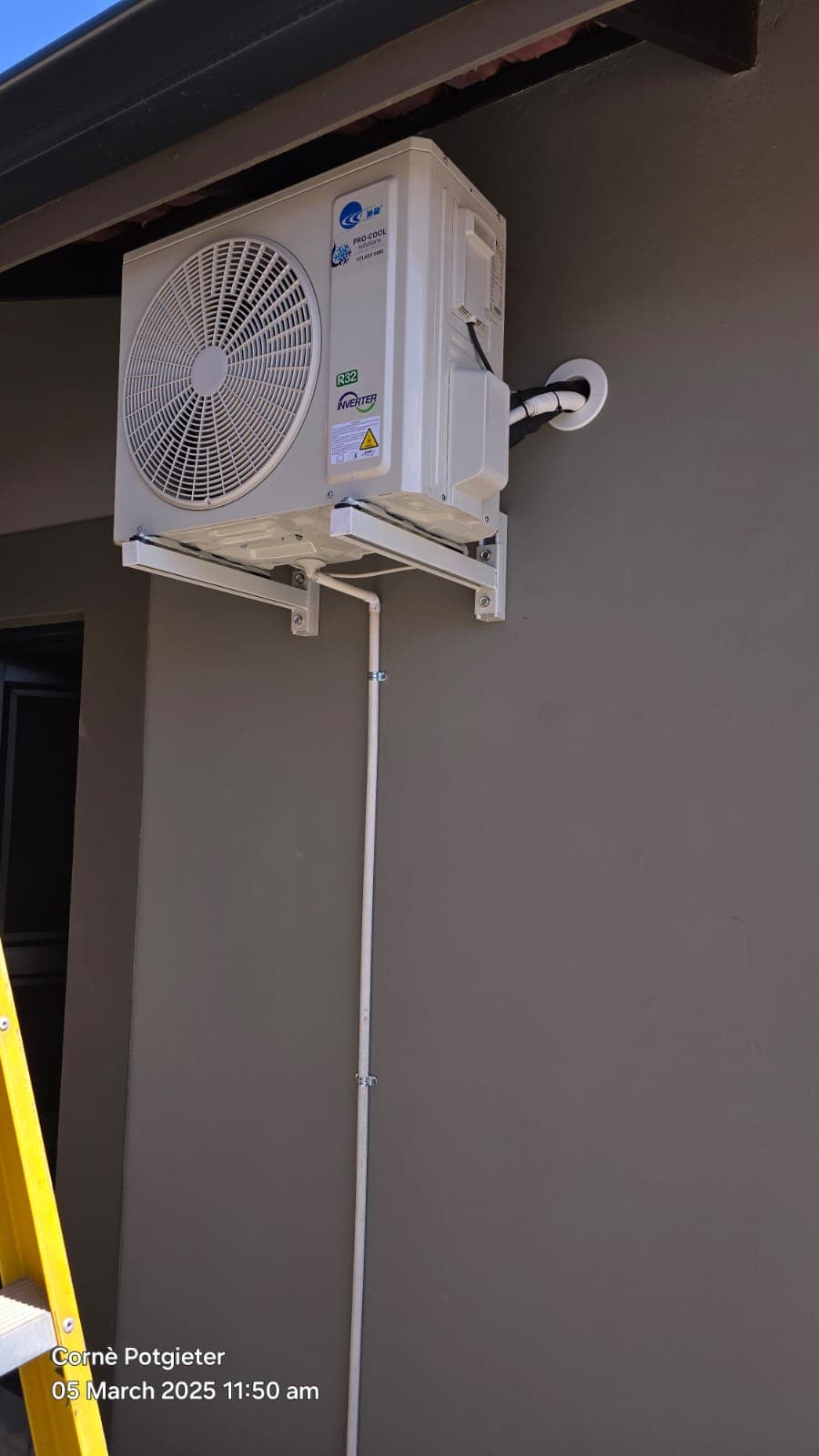 Air conditioning installation complete