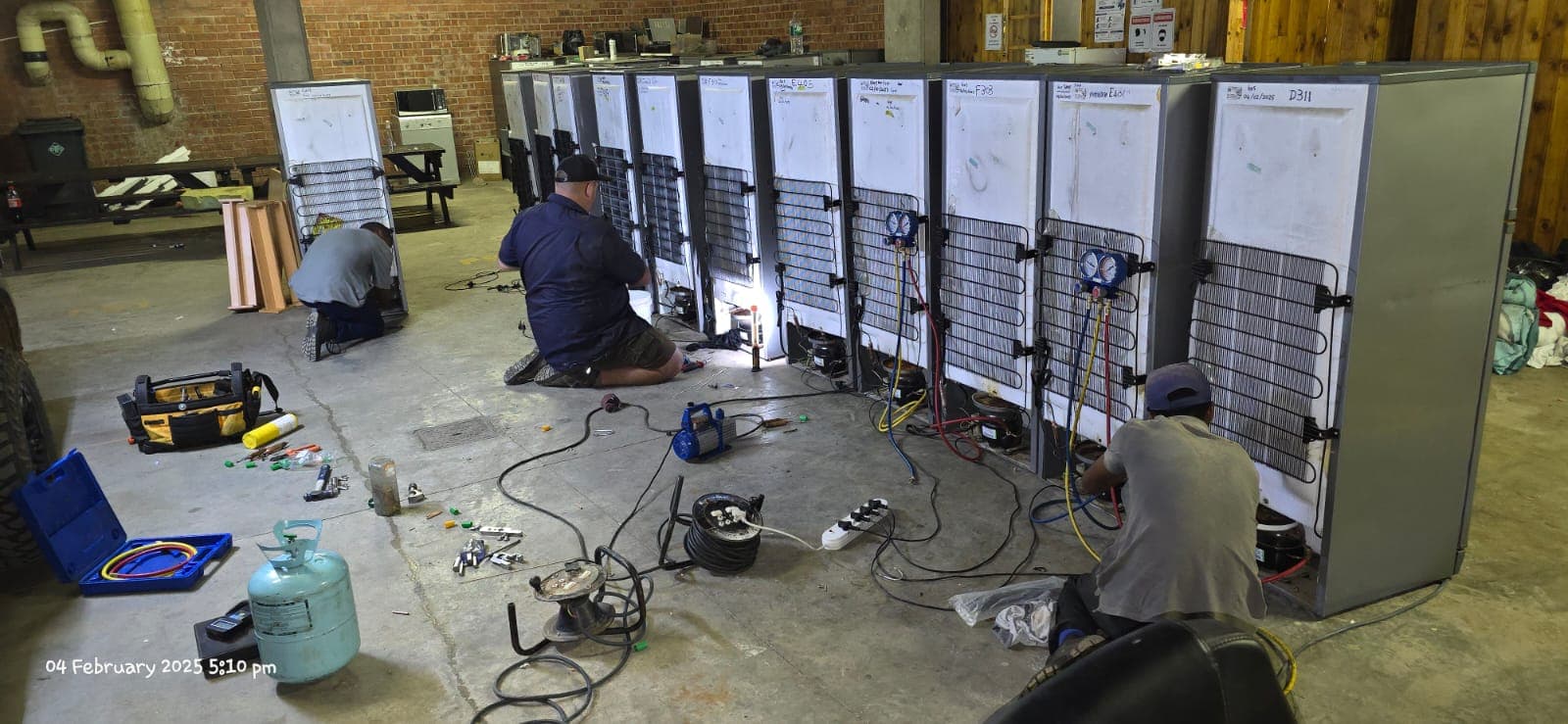 Split system AC installed