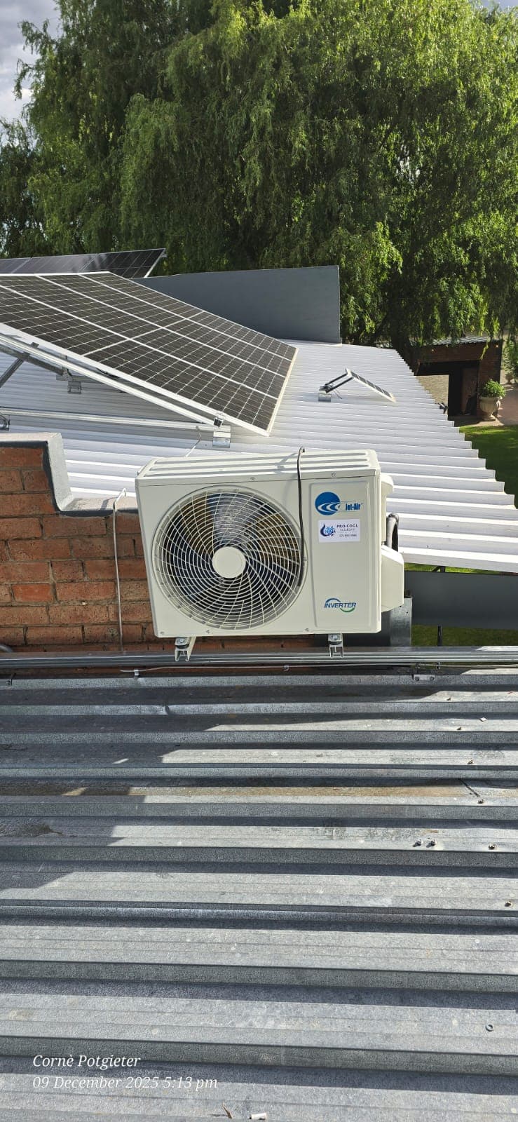Air conditioning — residential installation